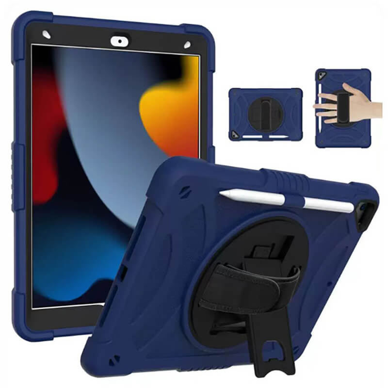 Three Layer Protection 360° Rotatable Grip Compatible with iPad Air 10.5 2019 Case with Stand and Penslot