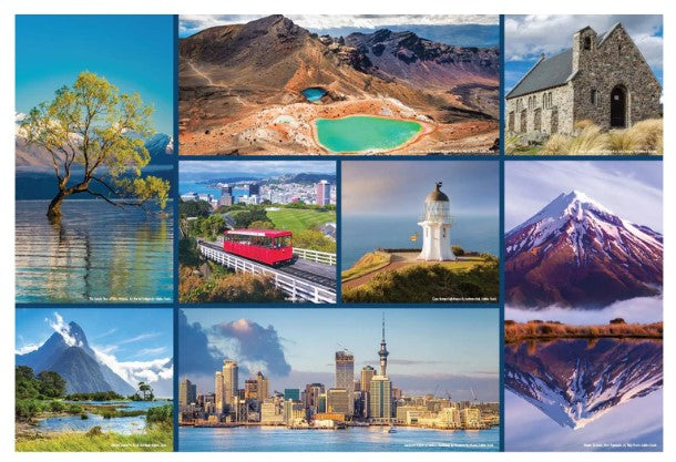100PC Cube Jigsaw-NZ Montage