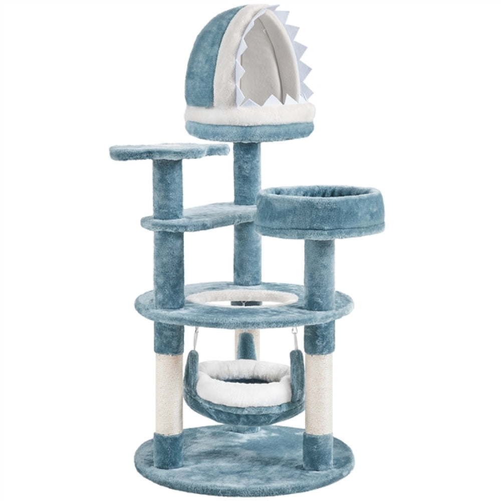 Ocean-themed Cat Tree Cat Tower