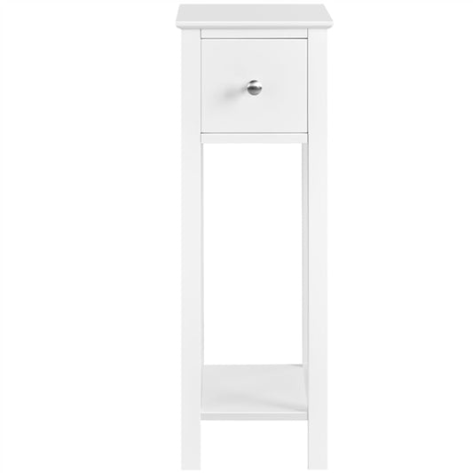 Minimalist Slim Bedside Table End Table With Storage Drawer