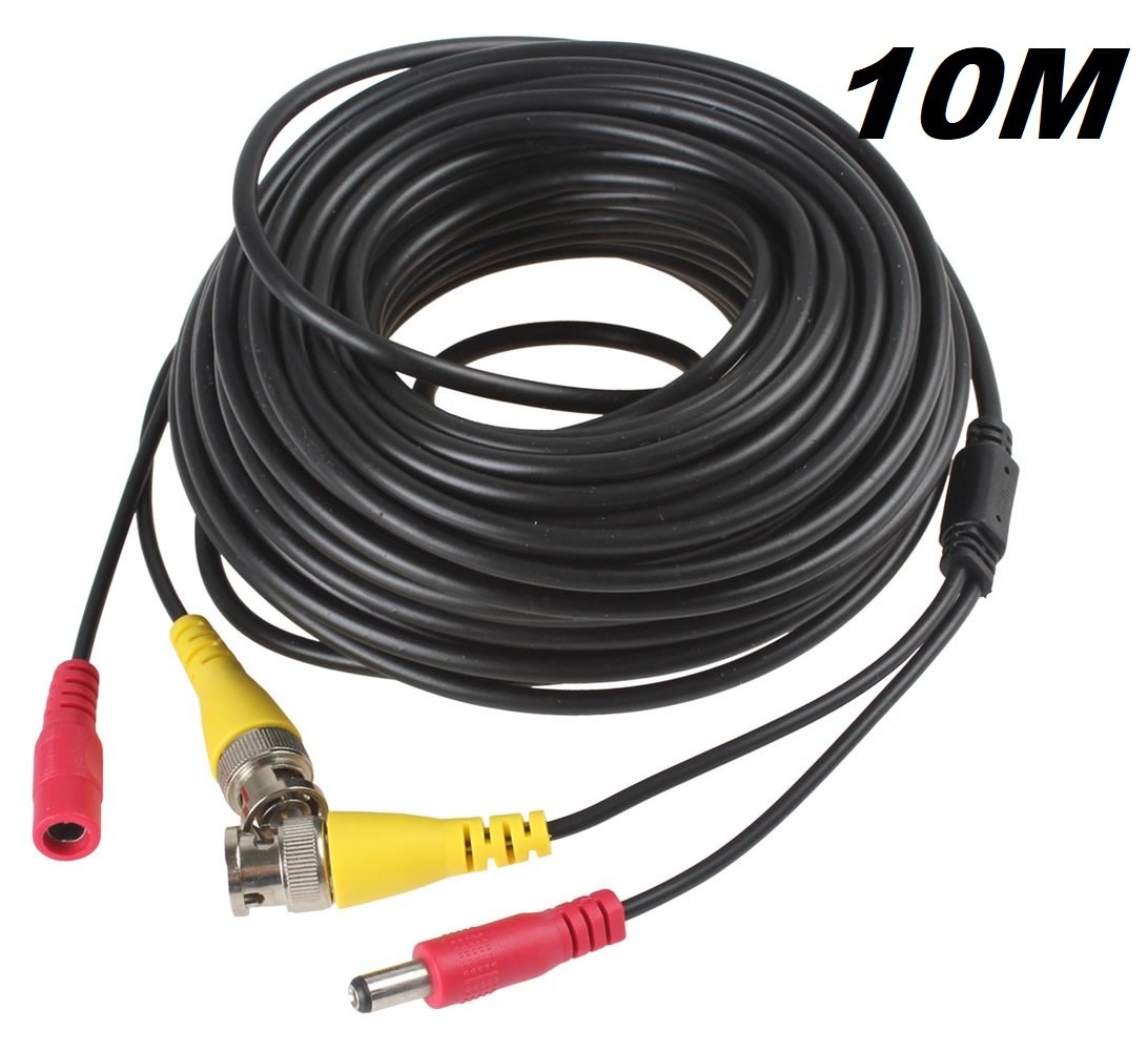 CCTV Cable BNC Video Power Cable for Surveillance System 10m