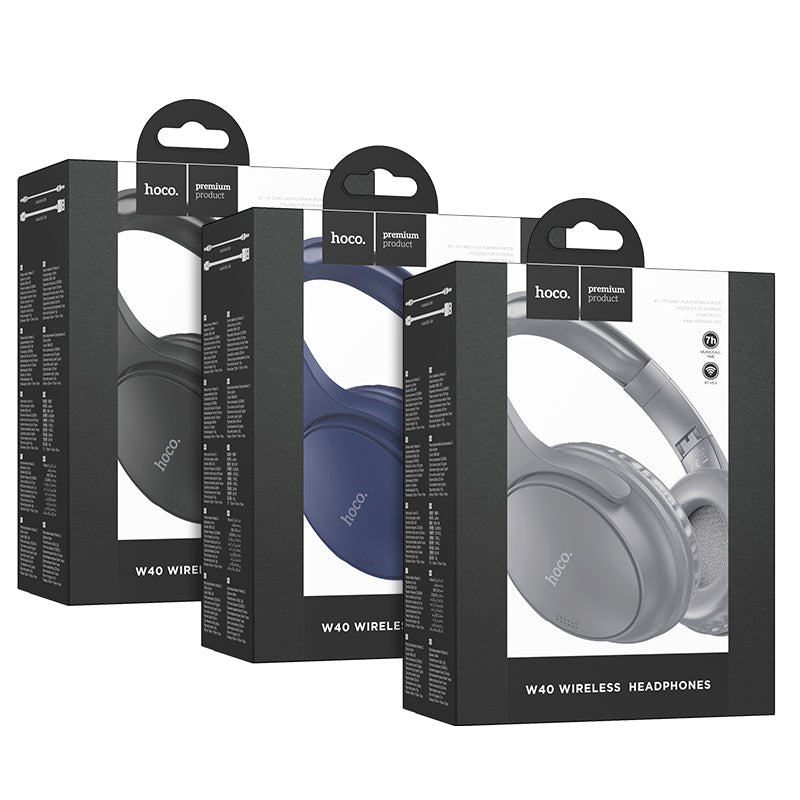 Hoco Mighty 5.3 Bluetooth Wireless Headphones W40