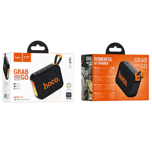 10W Bluetooth Speaker w/ LED Light, IPX4 Waterproofing, 1500mAh Battery, FM