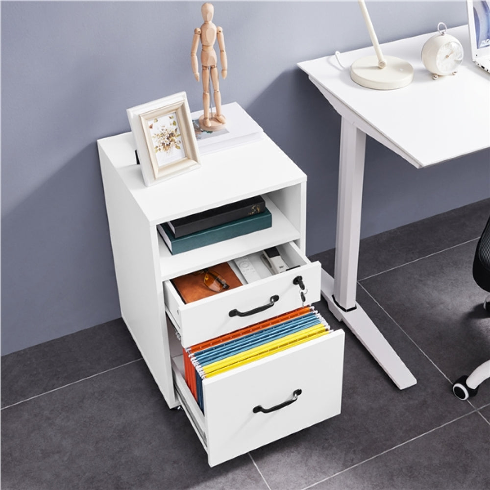 Mobile File Storage Organizer File Cabinet