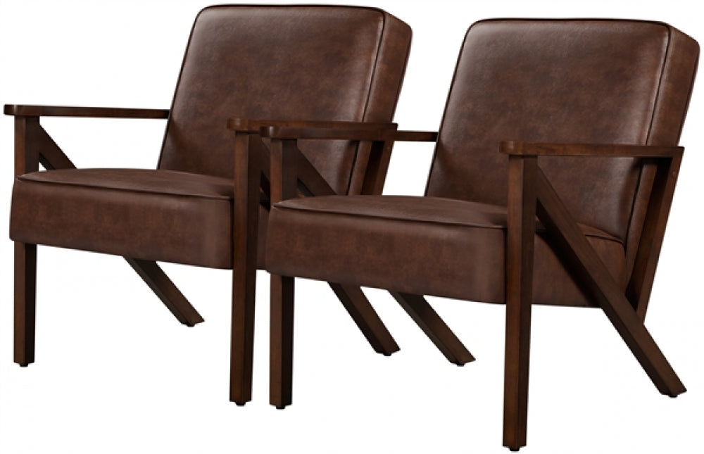 2pcs Accent Chair Armchair Lounge Chair