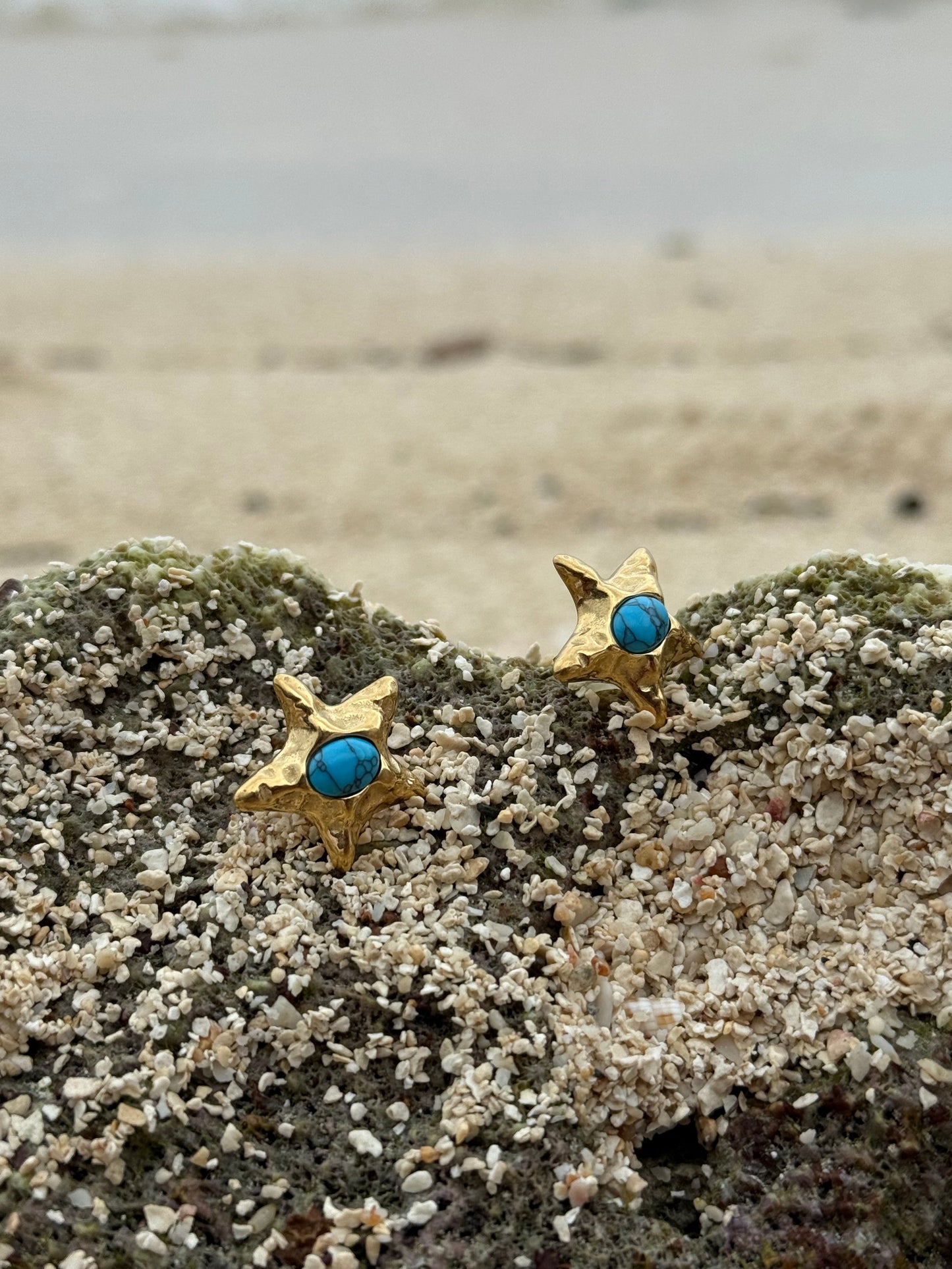 Whetū Kikorangi Gold Earrings