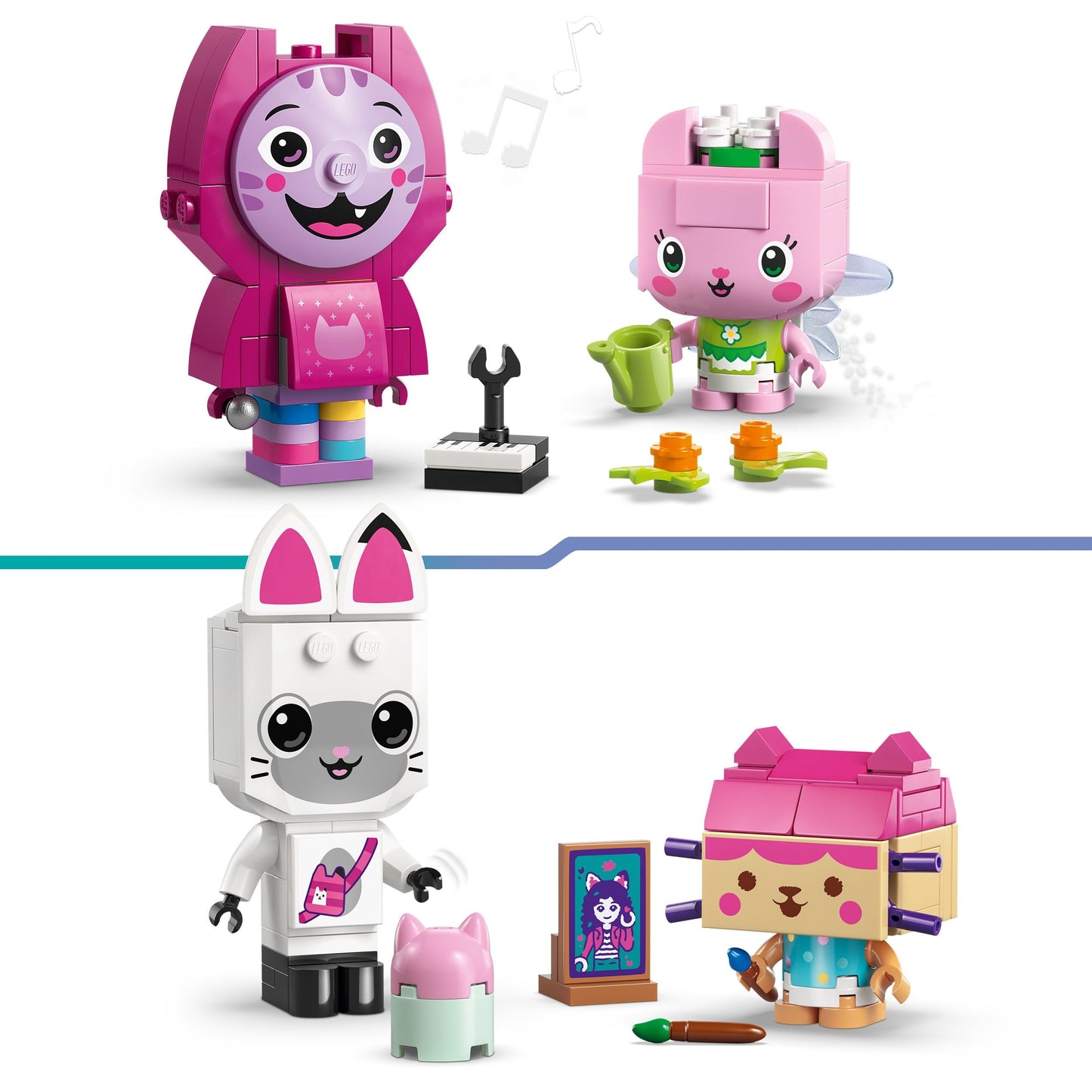 LEGO Gabbys Dollhouse: Gabbys Brick-Built Cat Friends (11215)