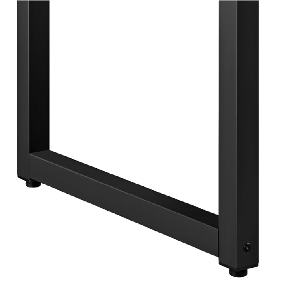 55-inch Large Computer Desk with Movable Monitor Stand