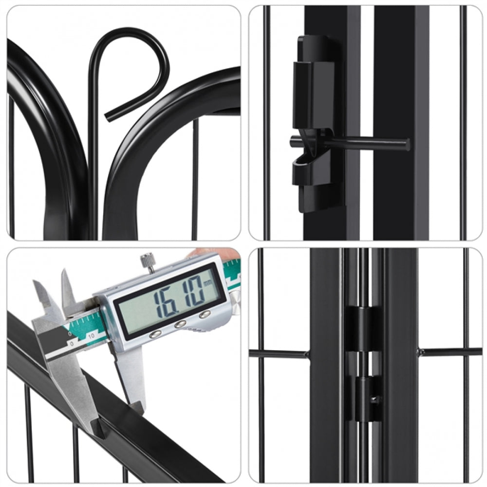 Steel Dog Cat Exercise Barrier Outdoor Indoor Fence