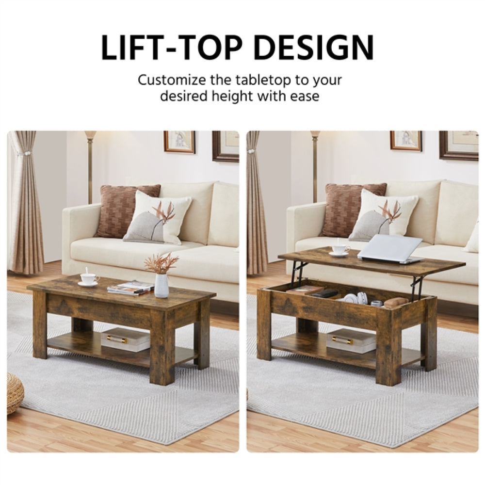 Rustic Lift Top Coffee Table