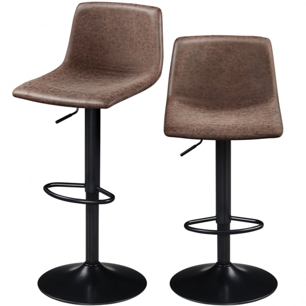 2pcs Vintage Adjustable Bar Stools