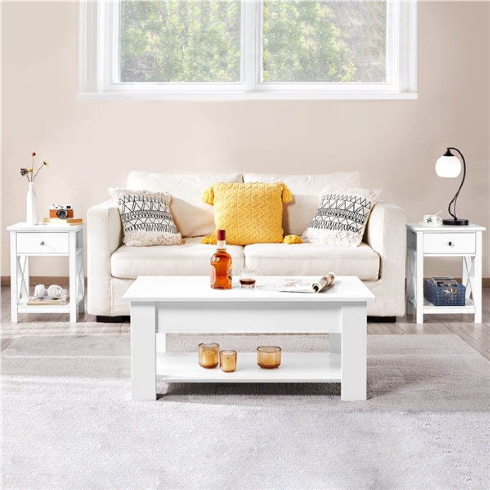 Set of 2 X Frame Side Table