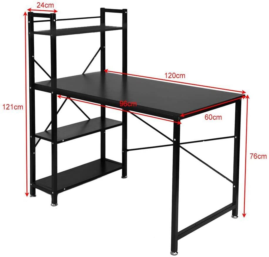 Computer Desk Table with Shelf