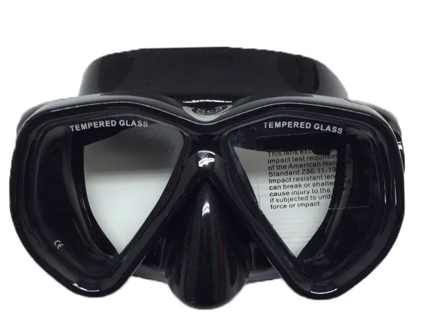 Sea Harvester M218 Dive Mask Black Silicone