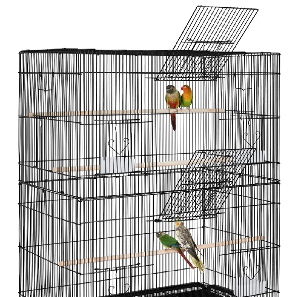 Large Parrot Cage Rolling Metal Bird Cage