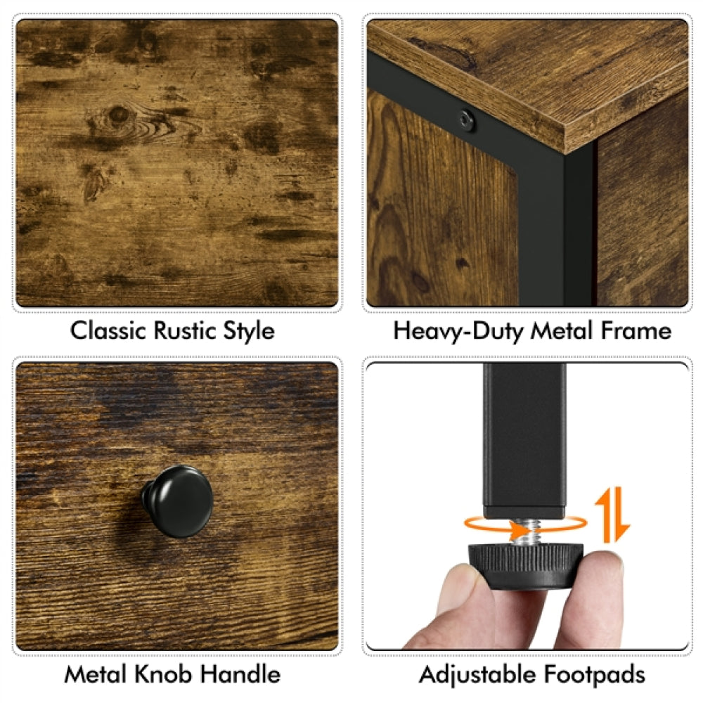 2-Drawer Side Table