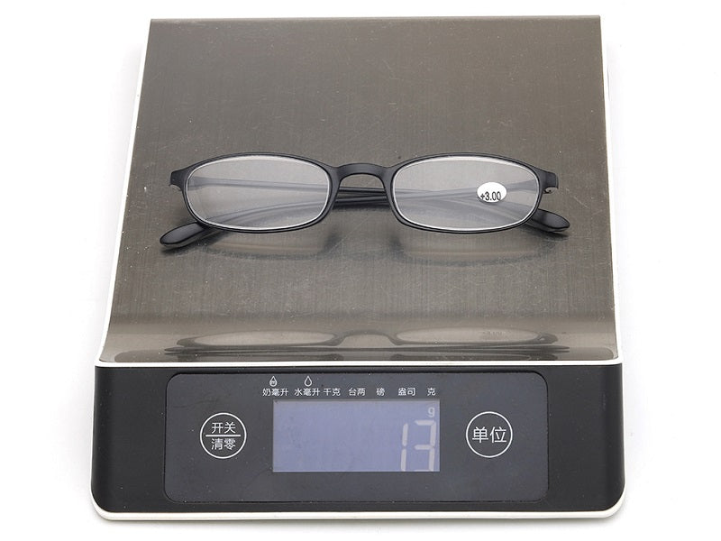 Reading Glasses Readers Rectangular Business Plastic Frame Unisex 2.5