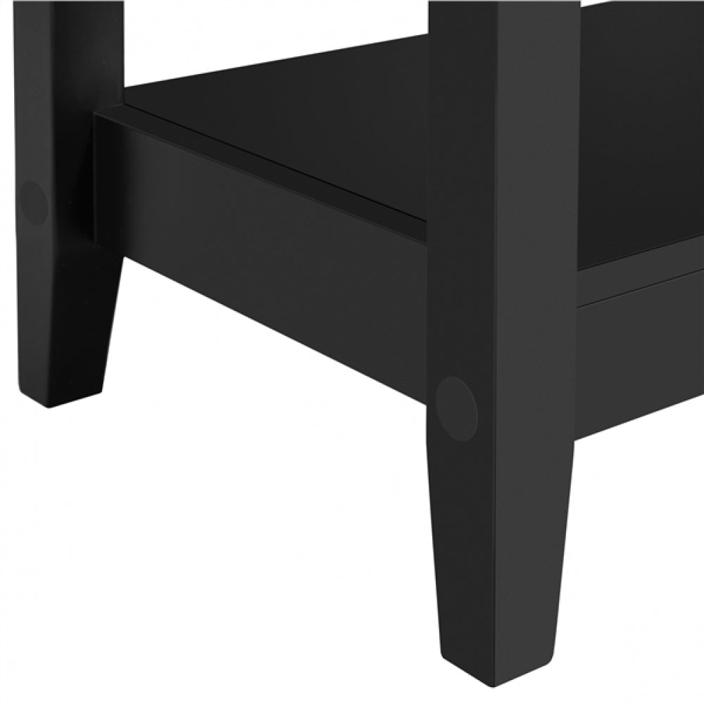 3-Drawer Console Table with Storage Shelf