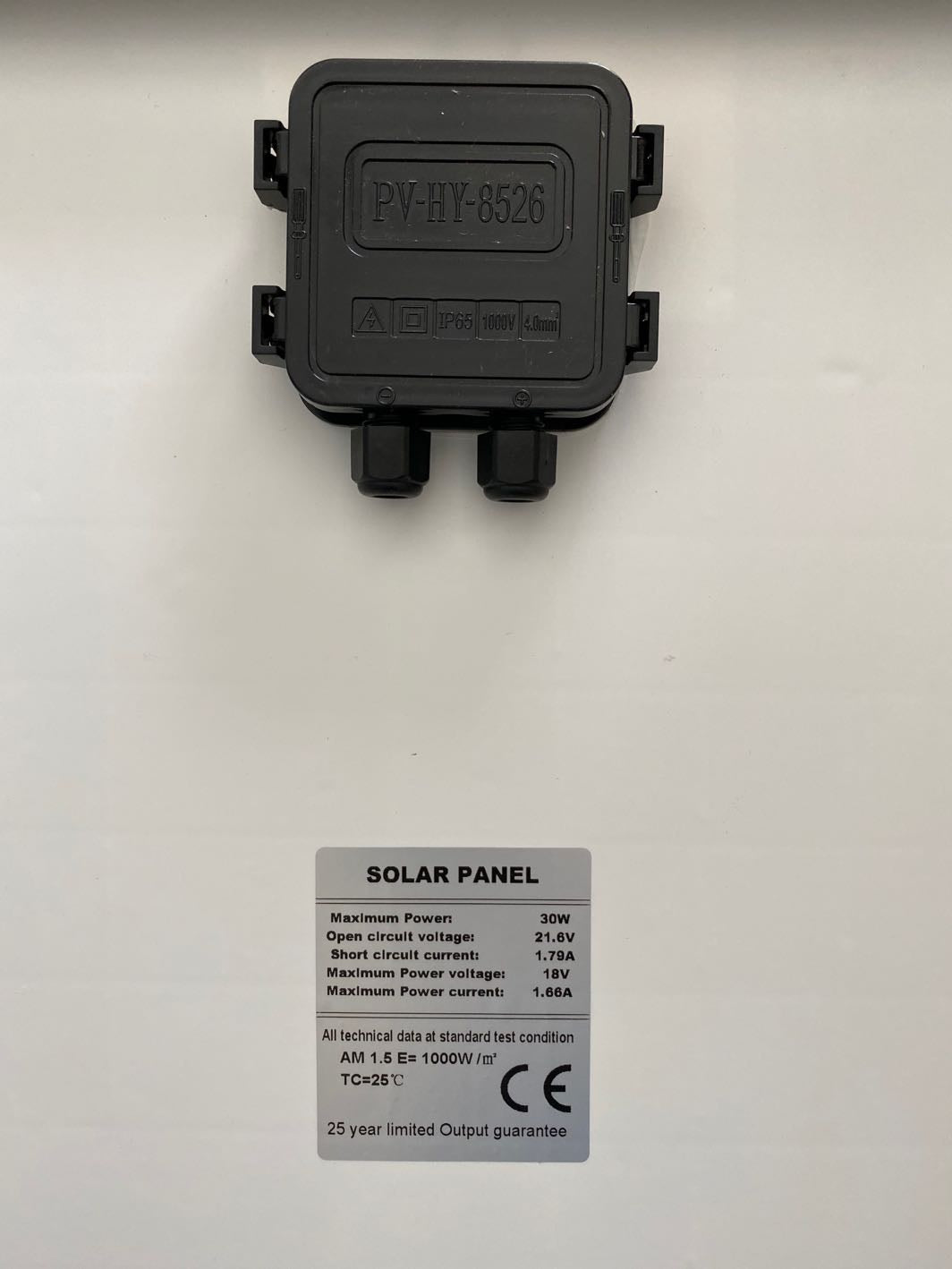 30W Solar Panel with Solar Controller