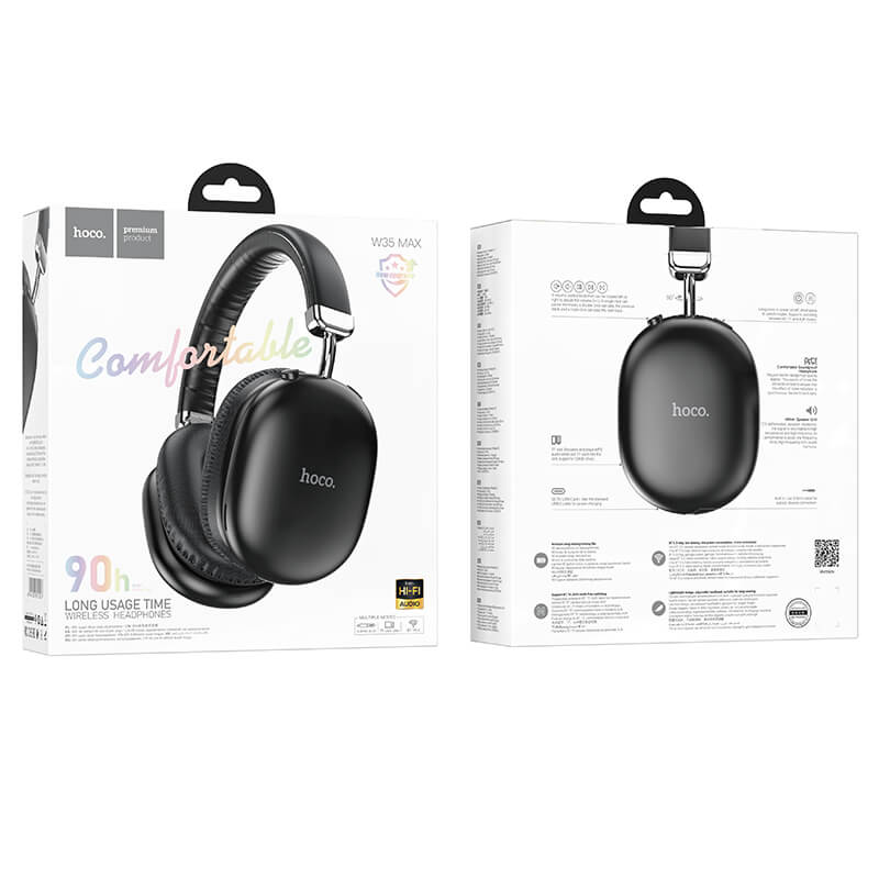 Hoco 90H Playtime Triple Play Bluetooth 5.3 Headphones W35 Max
