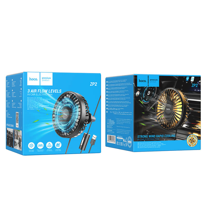 Hoco Car Air Con Enhancing Fan Rapid Cooling & Heating ZP2