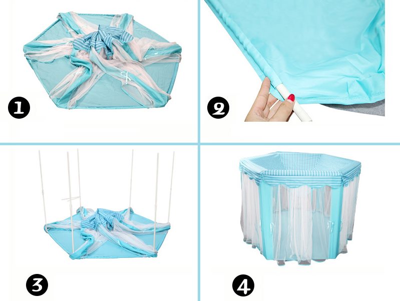 SUMMER SALE Brand New Fancy Hexagon Kids' Play Tent - PINK