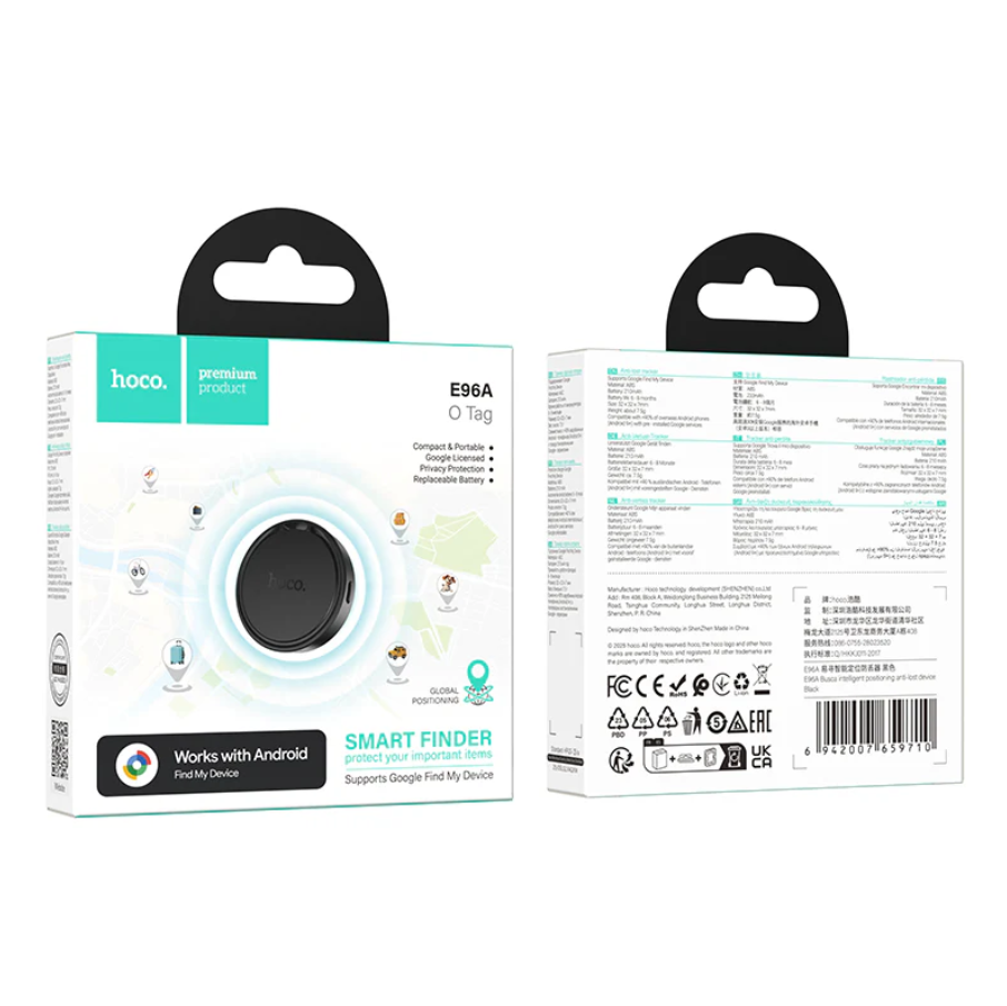 Wireless Tracker Tag Android Find My Device Bluetooth Key Finder (E96A)