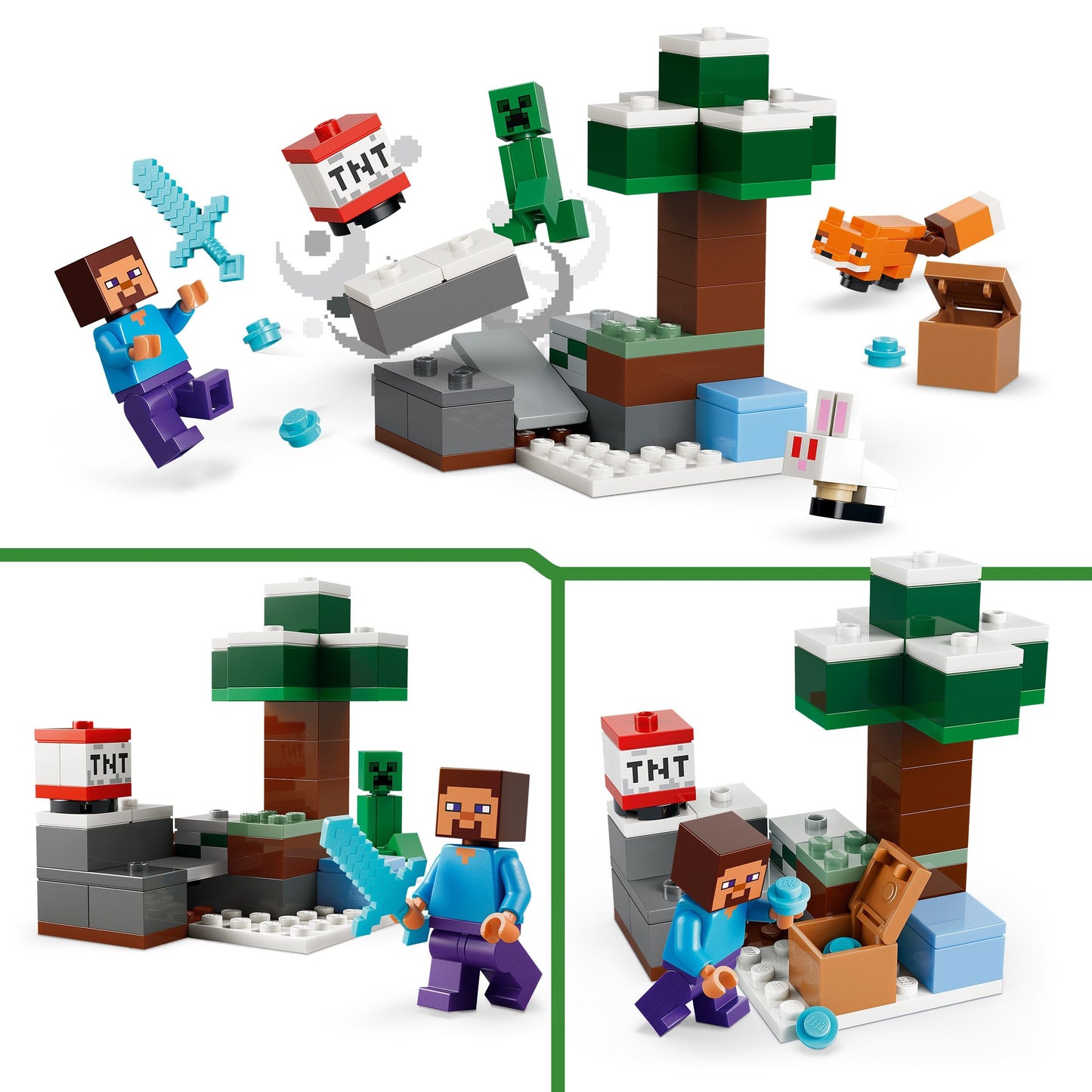 LEGO Minecraft: Steves Taiga Adventure (21583)