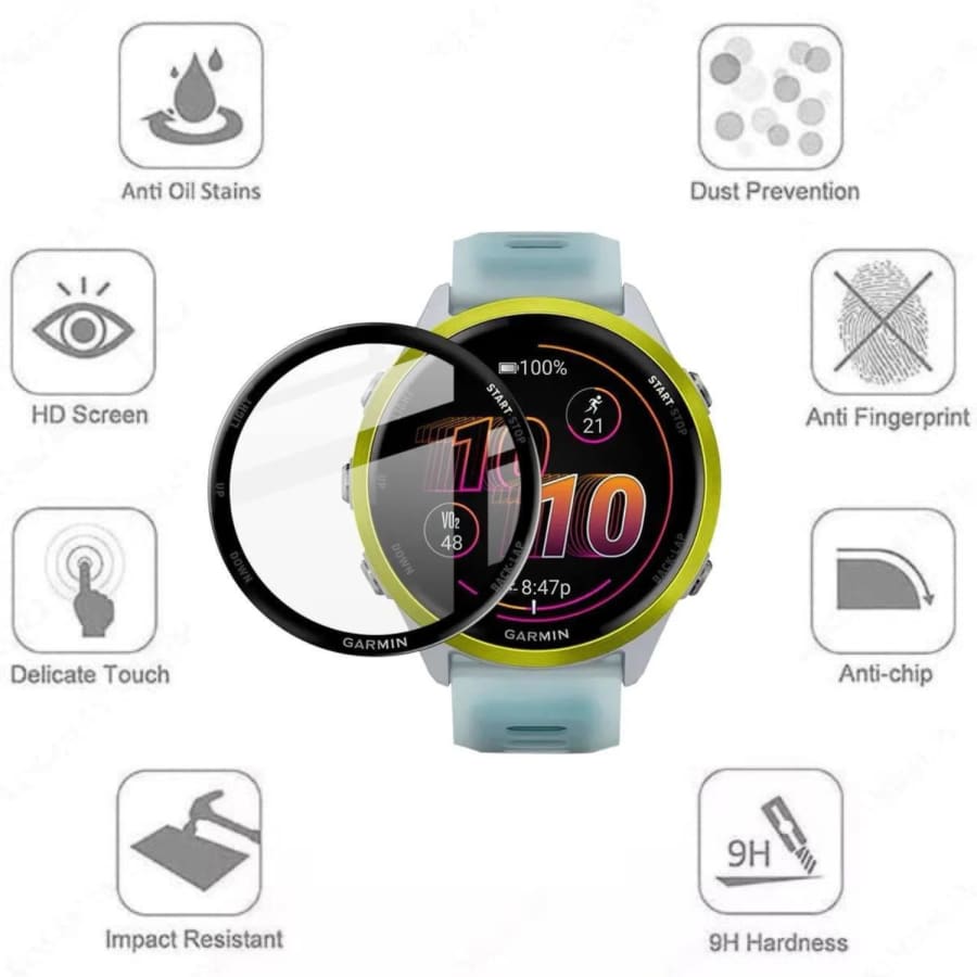 Screen Protectors for Garmin Forerunner 570 (42mm) Watch (Pack of 2)