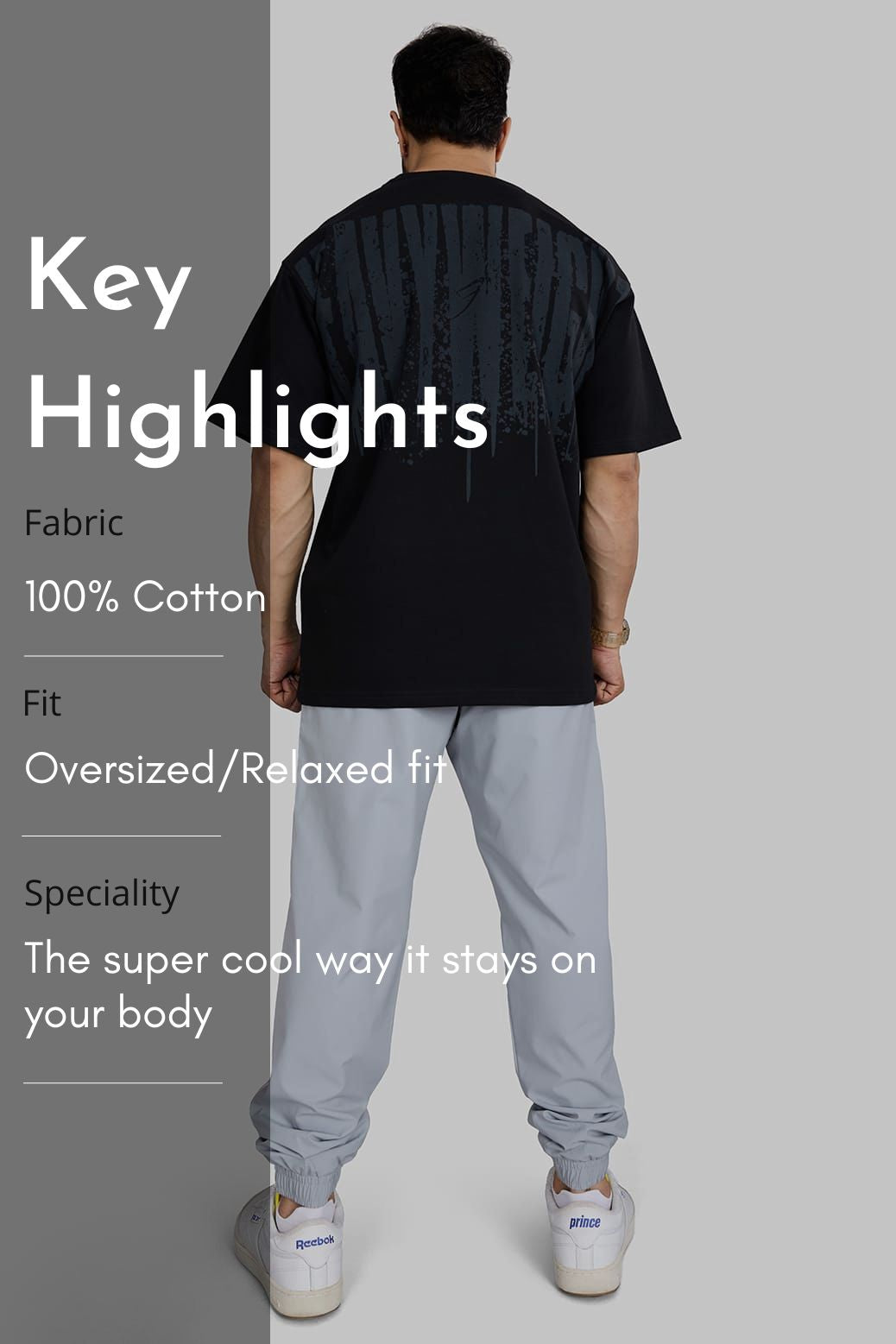 Heavyweight Oversized T-shirt Black