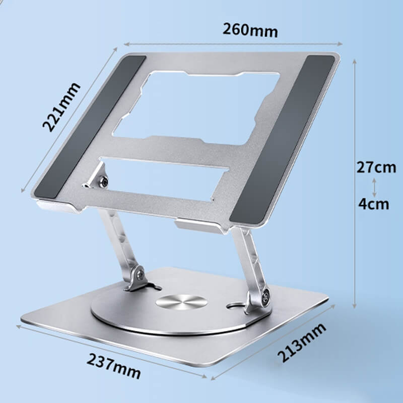 SAIJI Aluminum Alloy 360° Rotating Tablets & Laptops Stand D092