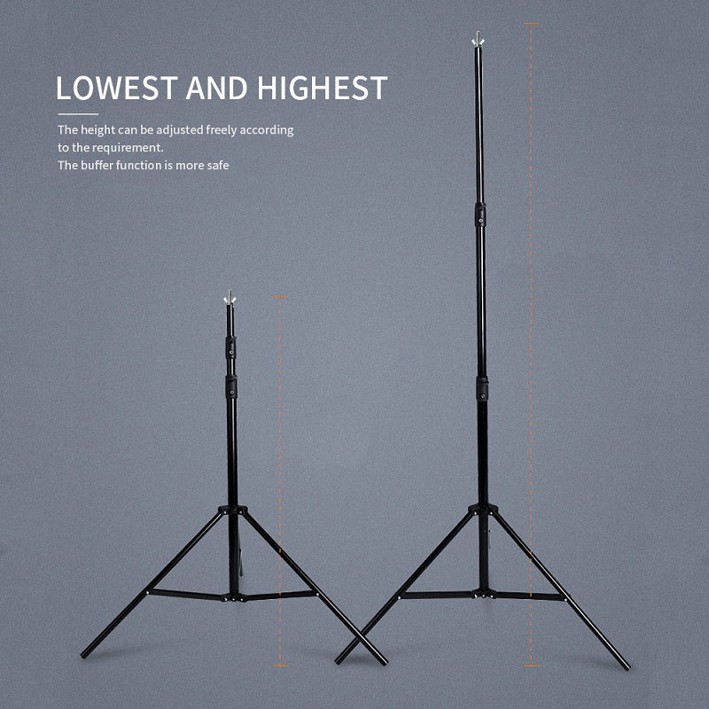 Photography Background Stand with 3 Backdrops Kit