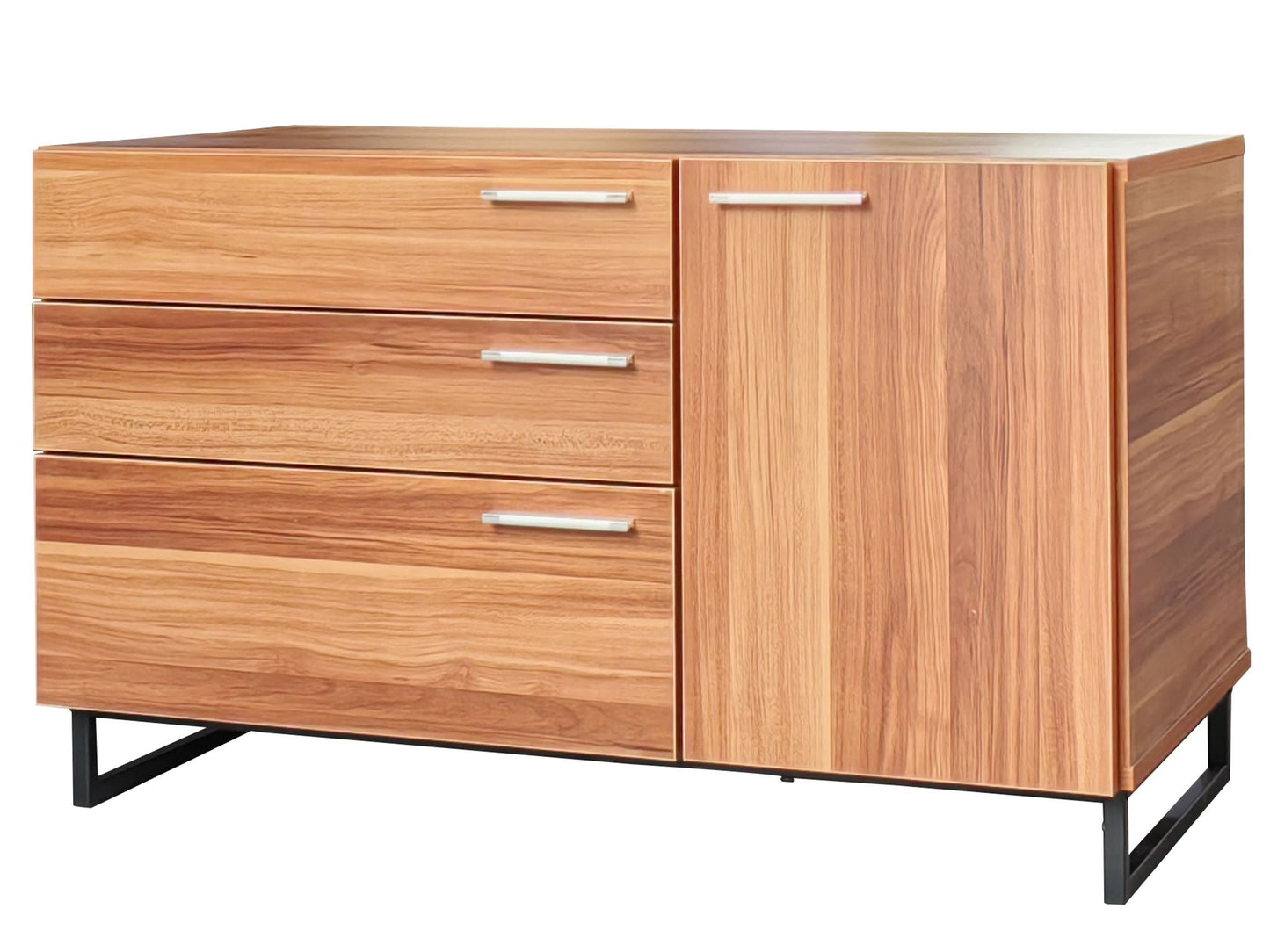 Sideboard with iron base