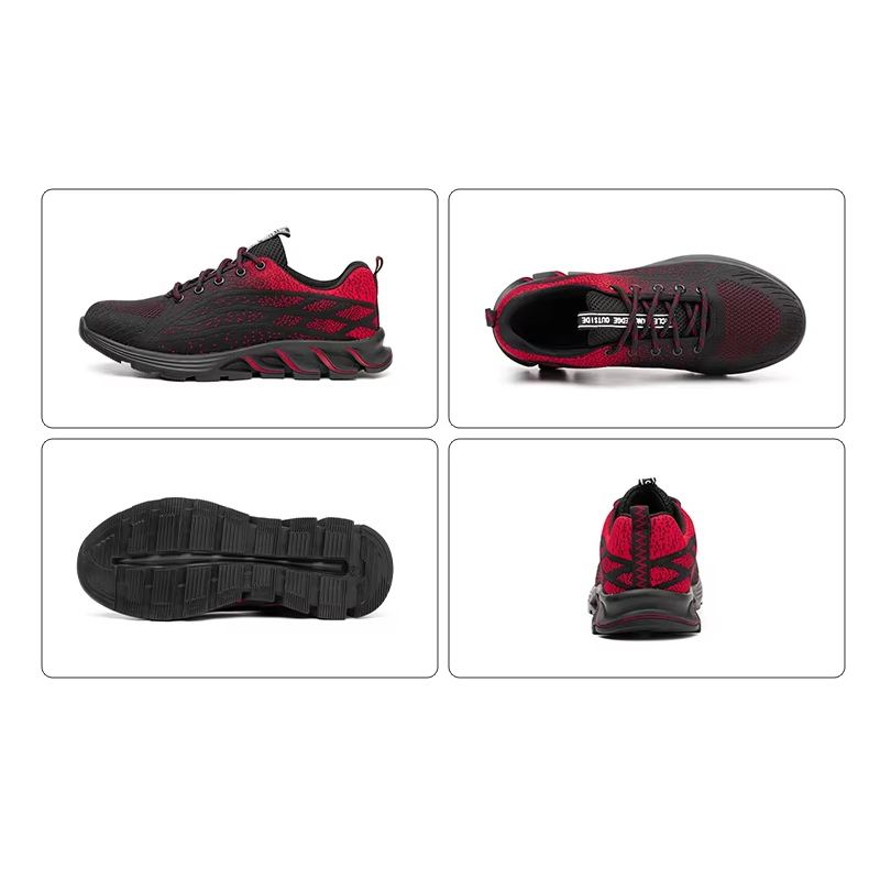 Steel Toe Work Shoes Safety Sneakers Industrial Shoes Lightweight Puncture Proo