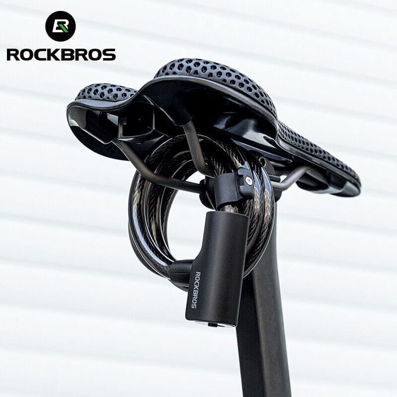 Bike Anti-Theft Zinc Alloy Steel Lock Portable with 2 keys