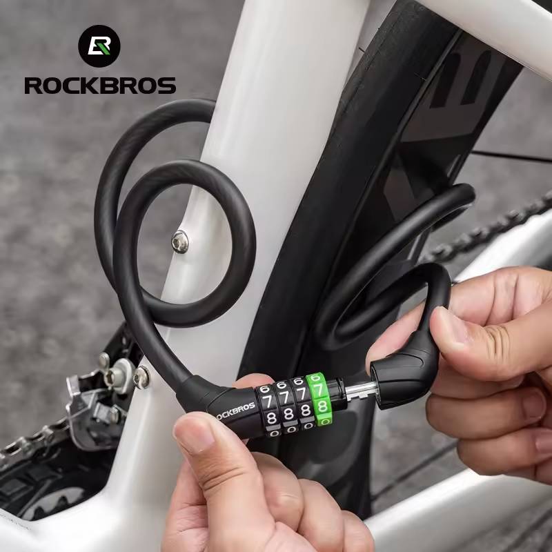 Bike Lock Strong Anti-Theft Combination Cable for Bike Scooter