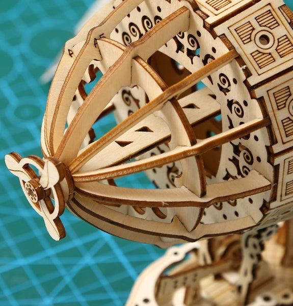 3D Wooden Puzzles Airship Model Kits, Brainteaser and Puzzle for Christmas/Birthday,Gifts for Adults and Teens