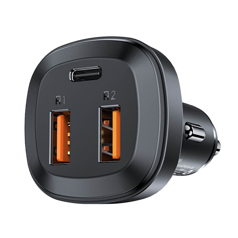 Acefast Multi-Port Fast Car Charger Type-C & USB-A 65W (30W+35W)
