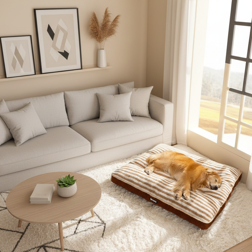 120cm Dog Bed Pet Mattress Warm Thick Washable XL