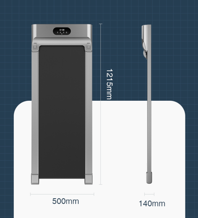 Foldable Walking Pad Treadmill Compact Flat