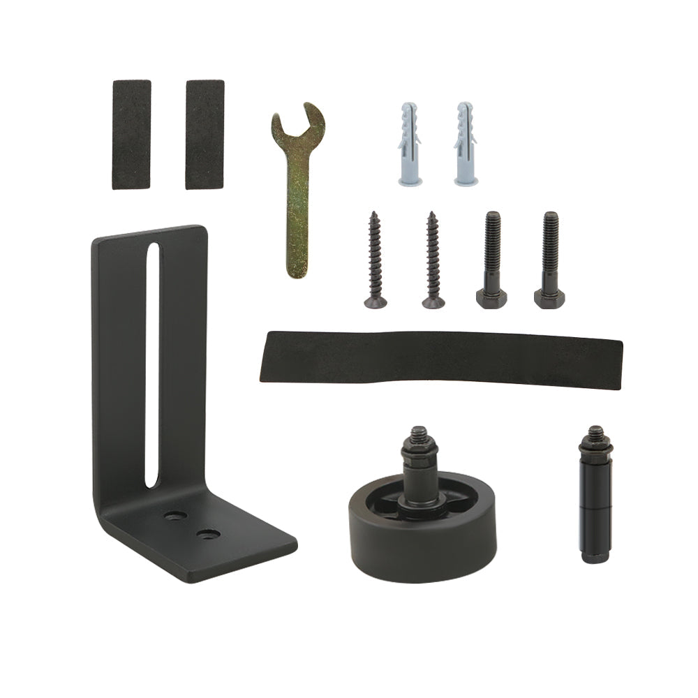 Sliding Barn Door Hardware Bottom Adjustable Roller