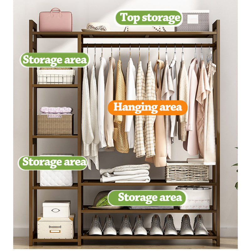 Bamboo Wardrobe Clothes Rack