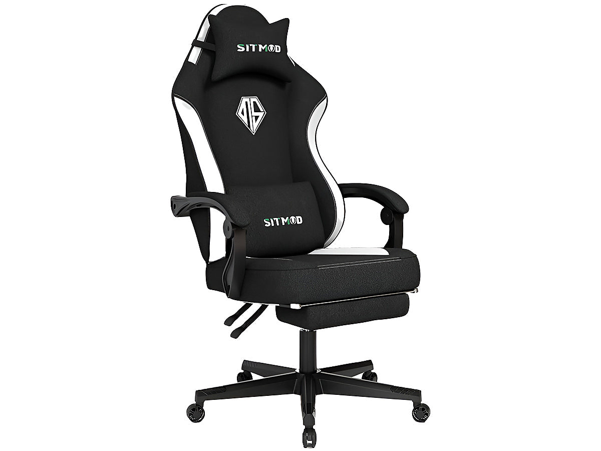 Gaming Chair Office Chair Black White