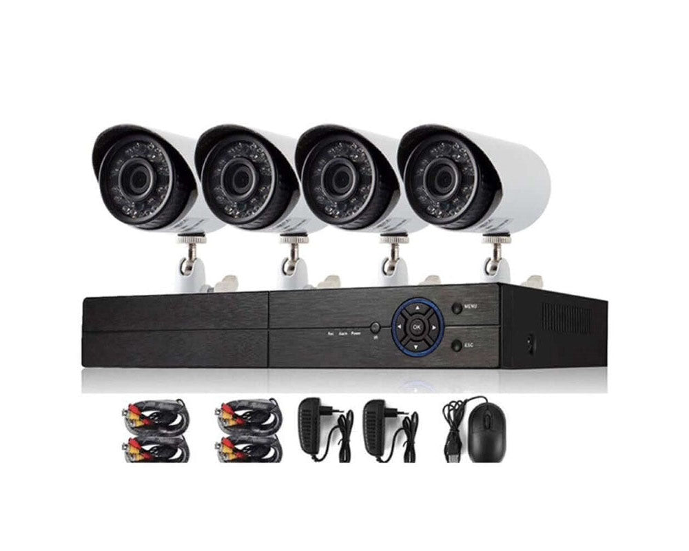 4 channel IP camera set