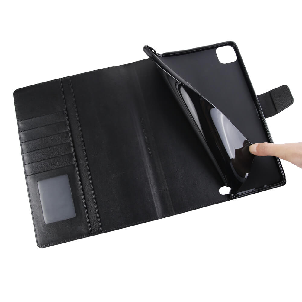 Compatible with Samsung Tab A9+ Luxury Hanman Leather Wallet Flip Case Cover