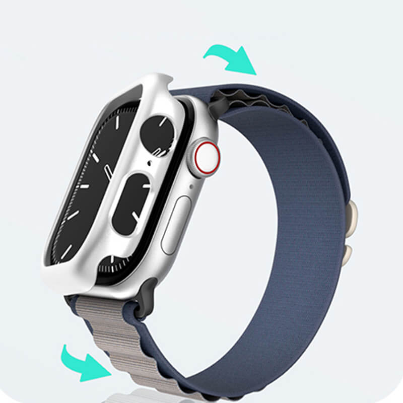 Cotetci iWatch 10 All-Round Clear PC Protective Case 46mm