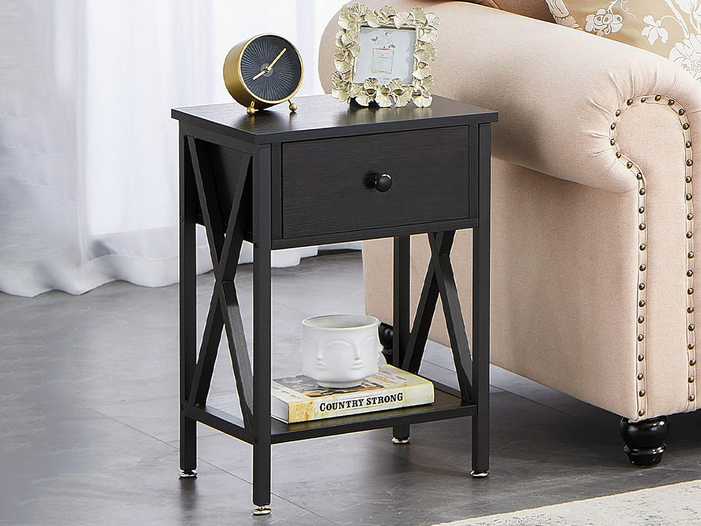 Bedside Table Nightstands with Drawer