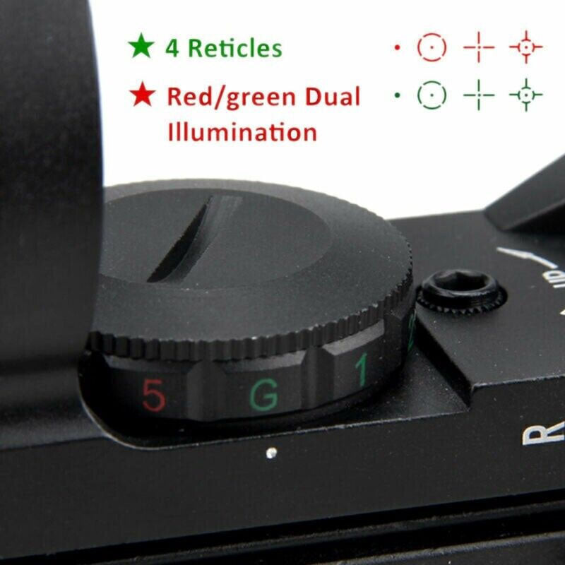 Red Green Dot Sight Tactical Holo 4 Reticle