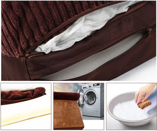 100 x 80cm M Pet Sofa Bed with Cushioned Support