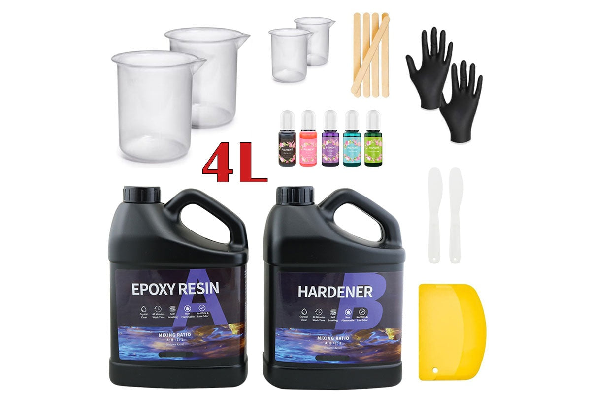 Epoxy Resin 1:1 4 Liter Kit